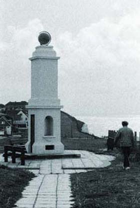 Prime Meridian monument at Peacehaven
